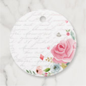 Alice in Onederland 1st誕生日不機嫌ティーパーティー フェイバータグ (裏面)