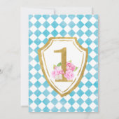 Alice In Onederland 1st誕生日招待状 招待状 (裏面)