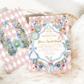 Alice in ONEderland 1st お洒落Birthday 招待状