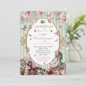 Alice in Onederland 1st Birthday招待状 招待状 (スタンド正面)