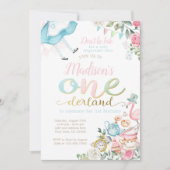 Alice in ONEderland 1st Birthday 招待状 (正面)