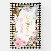 Alice in Onederland 1st Birthday Tea Party 横断幕 (縦)