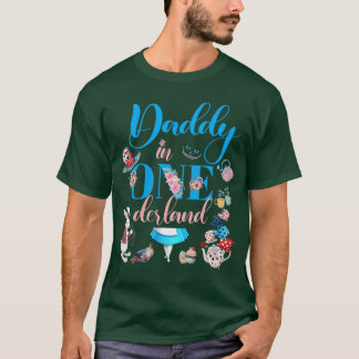 Alice in ONEderland Family Daddy ofhe Birthday Gir Tシャツ