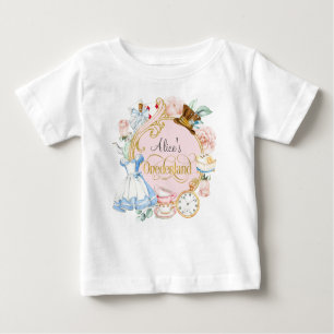 Alice in Onederland, Girl 1st誕生日ベビーT-Shi ベビーTシャツ