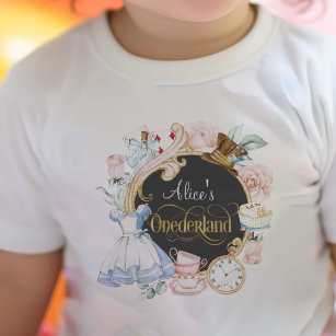 Alice in Onederland, Girl 1st誕生日ベビーT-Shi ベビーTシャツ
