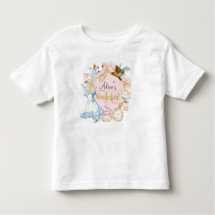 Alice in Onederland, Girl 1st birthday トドラーTシャツ
