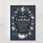 Alice in Onederland Kids 1st Birthday招待状 招待状 (正面)