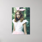 Alice in the Forestのファッション期限切れフィルムフォト キャンバスプリント (正面)