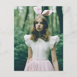 Alice in the Forestファッション期限切れフィルムファッション ポストカード