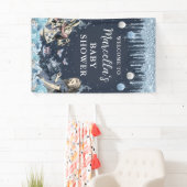 Alice in Winter Wonderland赤ちゃんシャワーのバナー 横断幕 (インサイチュ)