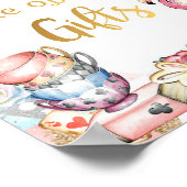 Alice in Wonderlandのパーティーサイン、ギフトテーブルのサイン ポスター (角)