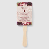 Alice in Wonderlandの式結婚プログラム ハンドファン (正面)