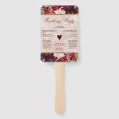 Alice in Wonderlandの式結婚プログラム ハンドファン (裏面)