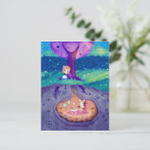 Alice in Wonderlandはがき ポストカード (スタンド正面)