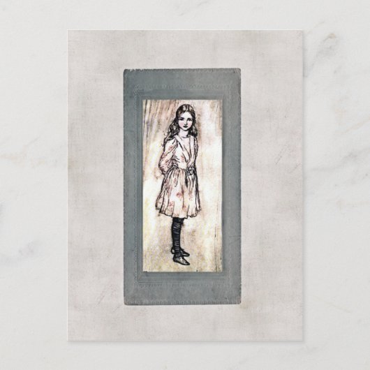 Alice In Wonderlandはがき ポストカード (正面)