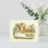 Alice in Wonderlandはがき(不機嫌茶パーティー) ポストカード (スタンド正面)