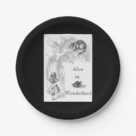 Alice in Wonderlandをテーマにしたパーティー紙プレート ペーパープレート
