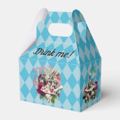 Alice in Wonderlandキャラクターオンブルーハーレクイン フェイバーボックス (裏面サイド)