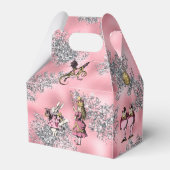 Alice in Wonderlandキャラクターon Pink and Silver フェイバーボックス (裏面サイド)