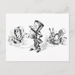 Alice in Wonderlandスタンプとポストカード ポストカード