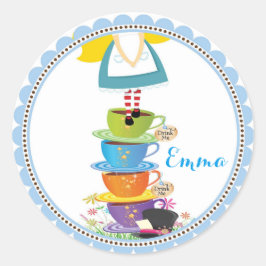 Alice in Wonderlandスタンプ ラウンドシール