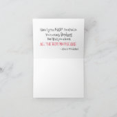 Alice in Wonderlandストライプの Thank You サンキューカード (内部)