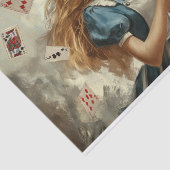 Alice in Wonderlandティーポットトランプデコページ 薄葉紙 (詳細)