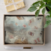 Alice in Wonderlandティーポットトランプデコページ 薄葉紙 (ギフト)