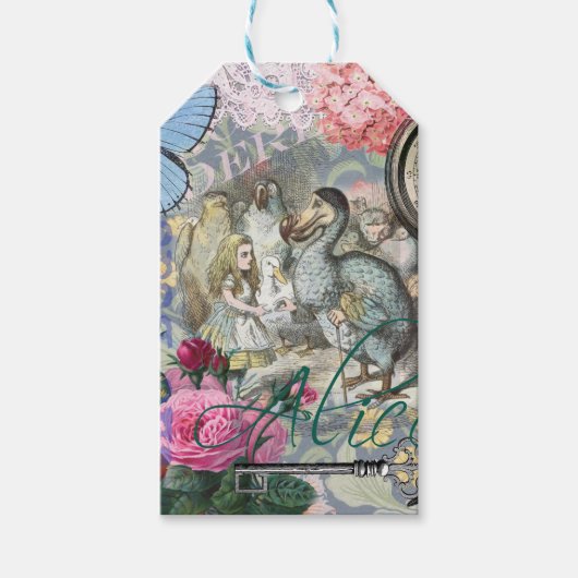Alice in Wonderlandドドクラシックー美術品 ギフトタグ (正面)