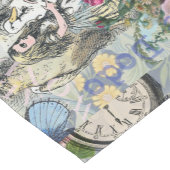 Alice in Wonderlandドドクラシックー美術品 ショートテーブルランナー (コーナー)