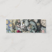 Alice in Wonderlandドドクラシックー美術品 スキニー名刺 (裏面)