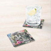 Alice in Wonderlandドドクラシックー美術品 スクエアペーパーコースター (インサイチュ)