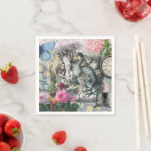 Alice in Wonderlandドドクラシックー美術品 スタンダードカクテルナプキン (インサイチュ)