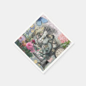 Alice in Wonderlandドドクラシックー美術品 スタンダードカクテルナプキン (角)