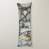 Alice in Wonderlandドドクラシックー美術品 ボディピロー (裏面 (縦))