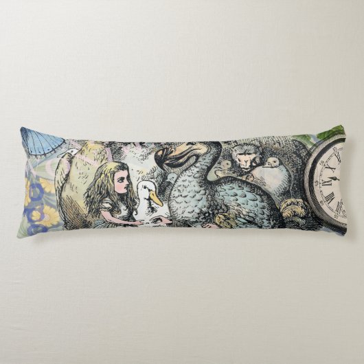 Alice in Wonderlandドドクラシックー美術品 ボディピロー (正面)