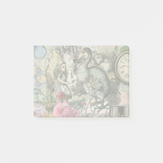 Alice in Wonderlandドドクラシックー美術品 ポストイット (正面)