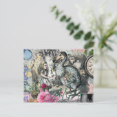 Alice in Wonderlandドドクラシックー美術品 ポストカード (スタンド正面)