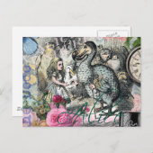 Alice in Wonderlandドドクラシックー美術品 ポストカード (正面/裏面)