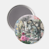Alice in Wonderlandドドクラシックー美術品 マグネット (正面/裏面)