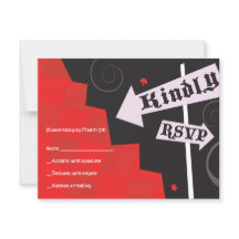 ALICE IN WONDERLANDバルミツワー返信カード