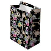 Alice in Wonderlandパーティー用品包装紙 ミディアムペーパーバッグ (正面アングル)
