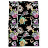 Alice in Wonderlandパーティー用品包装紙 ミディアムペーパーバッグ (裏面)