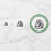 Alice in Wonderlandパーティー – アリスと子猫 コンフェッティ (裏面)