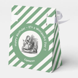 Alice in Wonderlandパーティー – アリスと子猫 フェイバーボックス