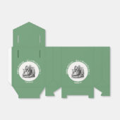 Alice in Wonderlandパーティー – アリスと子猫 フェイバーボックス (折り畳みなし)