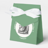 Alice in Wonderlandパーティー – アリスと子猫 フェイバーボックス (正面サイド)