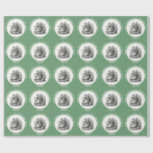 Alice in Wonderlandパーティー – アリスと子猫 ラッピングペーパー (フラット)