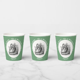 Alice in Wonderlandパーティー – アリスと子猫 紙コップ