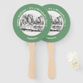 Alice in Wonderlandパーティー-不機嫌Hatter's Teaパーティー ハンドファン